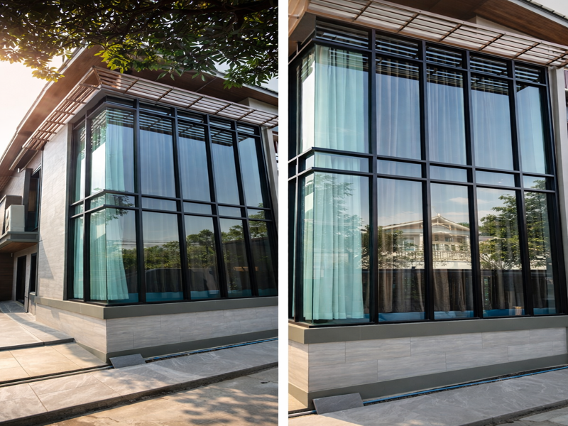 บริการติดตั้งงานกระจกอลูมิเนียม