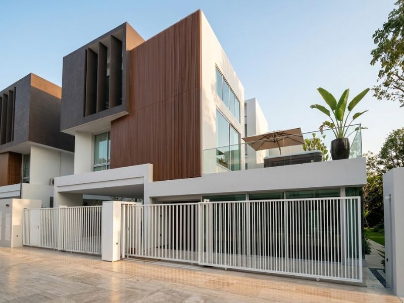 รับทำประตูรั้วสเตนเลส ประตูรั้วเหล็ก ประตูรั้วบ้าน